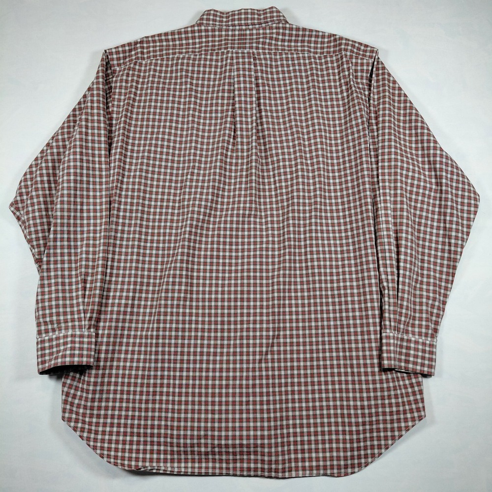 Ralph Lauren Blake Cotton L/S Oxford Check Plaid Button Down Shirt Mens XL Pony - Picture 4 of 8